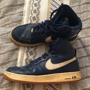 Blue NIKE Air Force 1